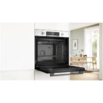 Bosch HQA534BW3B Series 4 71L Built-In Electric Single Oven White - A+ Rated - Image 4