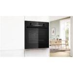 Bosch HQA574BB3B Series 4 71L Built-In Electric Single Pyrolytic Oven Black - A+ Rated - Image 6