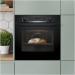 Bosch HQA574BB3B Series 4 71L Built-In Electric Single Pyrolytic Oven Black - A+ Rated - Image 4