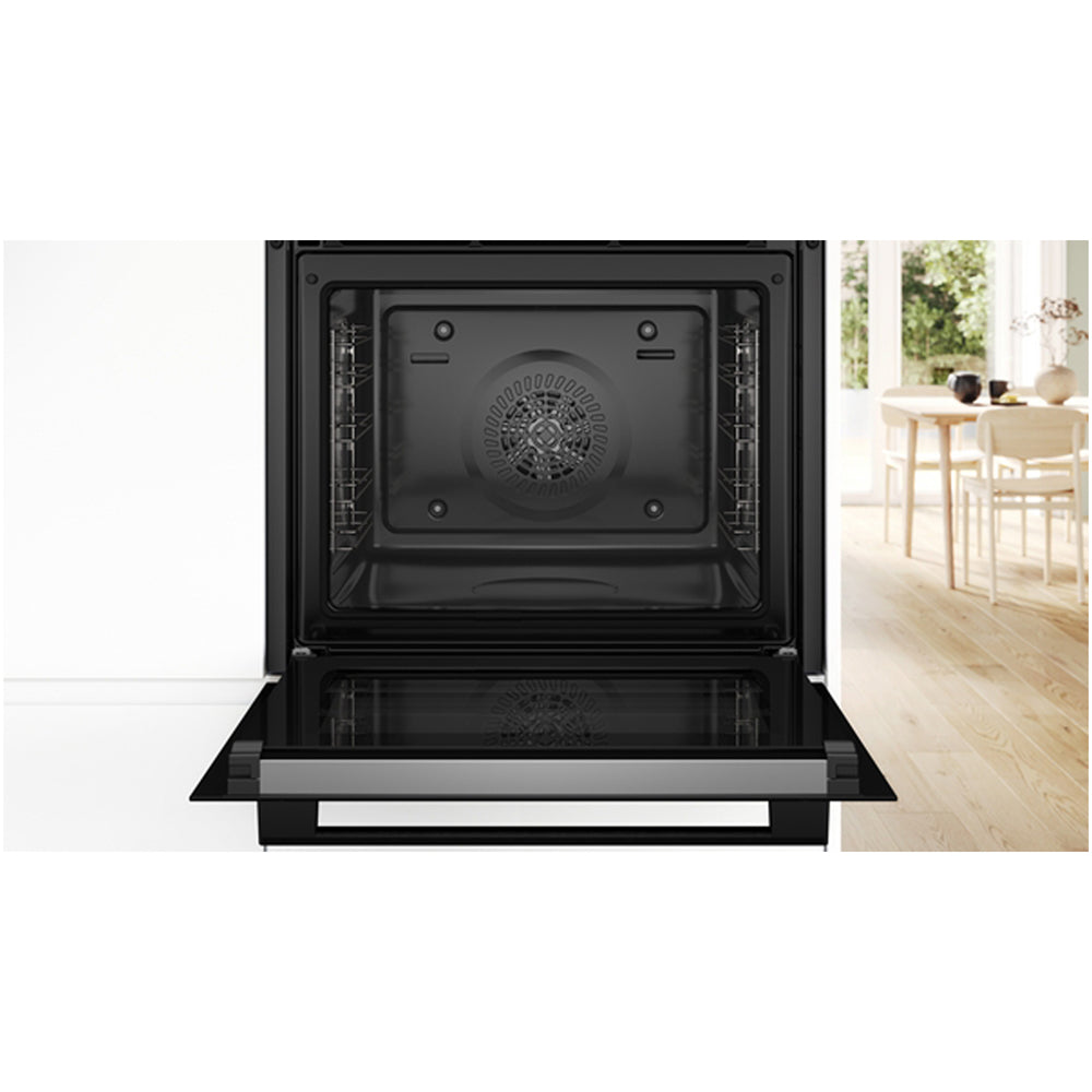 bosch-hqa574bb3b-series-4-71l-built-in-electric-single-pyrolytic-oven-black-a-rated-1178550738 Bosch HQA574BB3B Series 4 71L Built-In Electric Single Pyrolytic Oven Black - A+ Rated - Image 3
