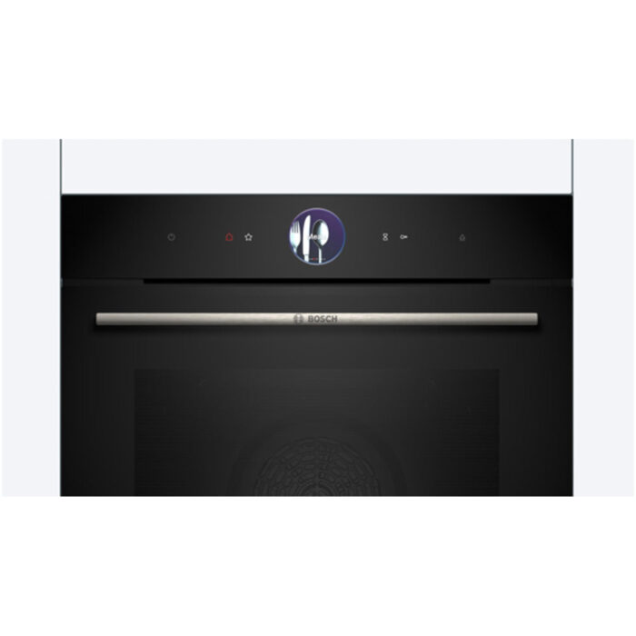 Bosch HRG7764B1B Series 8 Pyrolytic Built in Single Electric Oven with Added Steam Funtion and Air Fry in Black - Image 3