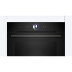 Bosch HSG7364B1B 60 cm Series 8 Hydrolytic Electric Single Oven With Steam and Air Fry Function in Black - Image 2