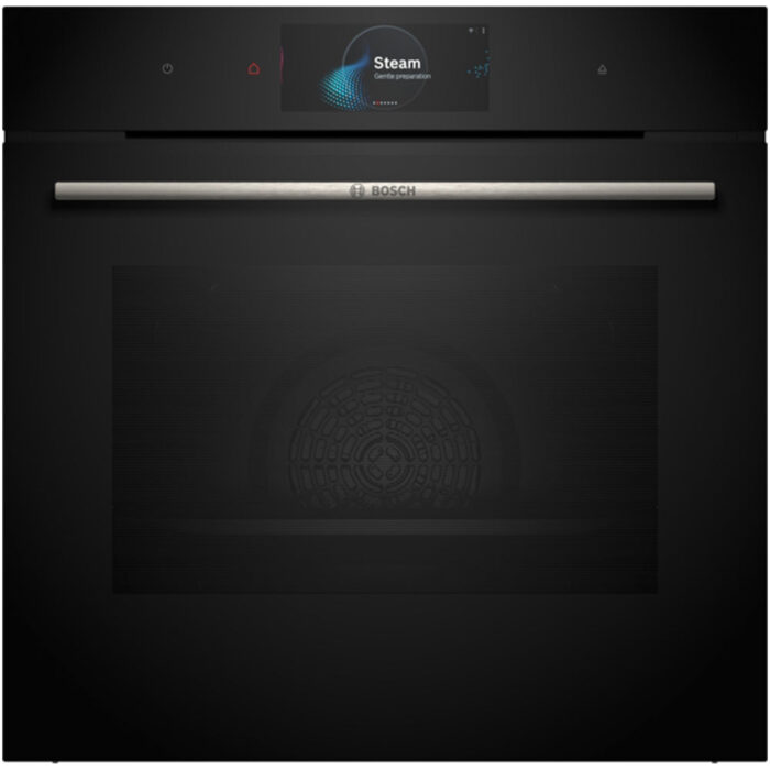 Bosch HSG7584B1 Series 8 71L Built-In Electric Single Oven Black - A+ Rated - Image 1