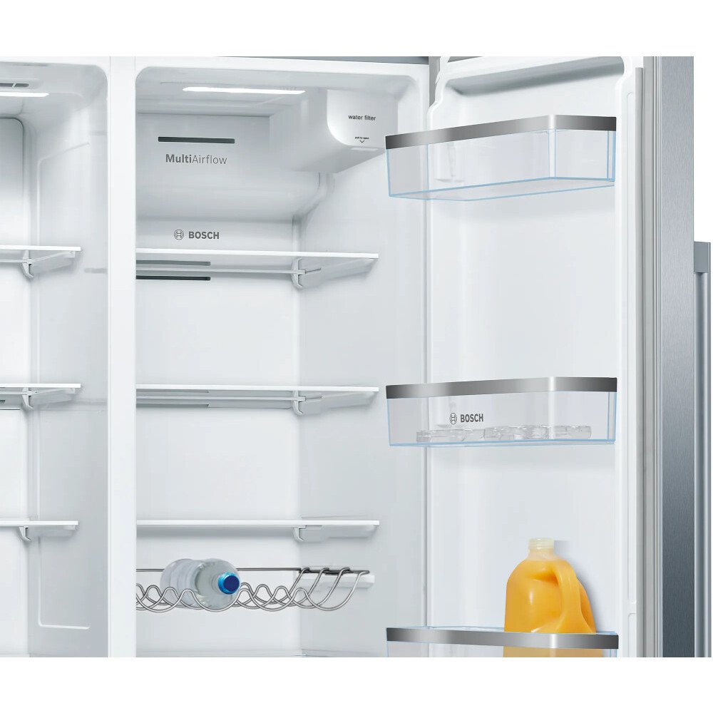 bosch-kad93aierg-series-6-plumbed-american-fridge-freezer-stainless-steel-e-rated-stainless-steel-1177469120 Bosch KAD93AIERG Series 6 Plumbed American Fridge Freezer Stainless Steel - E Rated - Image 4