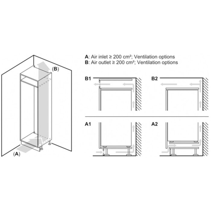 Bosch KBN96NSE1G Series 2 Fully Integrated 60/40 Fridge Freezer Frost Free - E Rated - Image 14