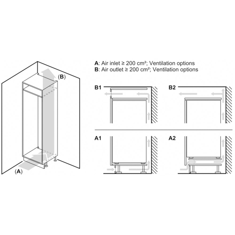 bosch-kbn96nse1g-series-2-fully-integrated-60-40-fridge-freezer-frost-free-e-rated-1177469130 Bosch KBN96NSE1G Series 2 Fully Integrated 60/40 Fridge Freezer Frost Free - E Rated - Image 14