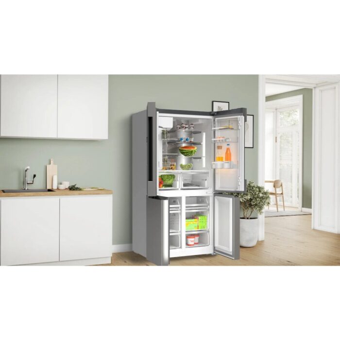 Bosch KFD96APEA Series 6 Plumbed Frost Free American Fridge Freezer Stainless Steel - E Rated - Image 9