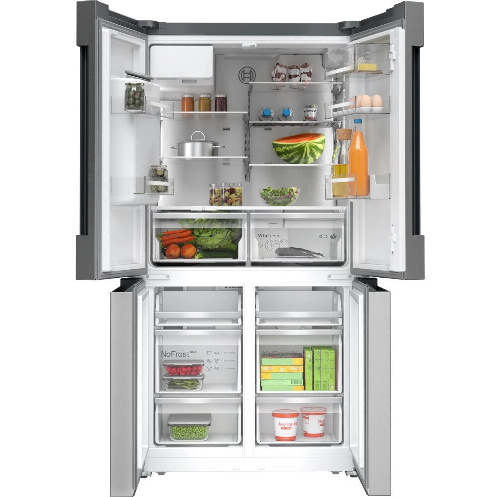 bosch-kfd96apea-series-6-plumbed-frost-free-american-fridge-freezer-stainless-steel-e-rated-1180618538 Bosch KFD96APEA Series 6 Plumbed Frost Free American Fridge Freezer Stainless Steel - E Rated - Image 2