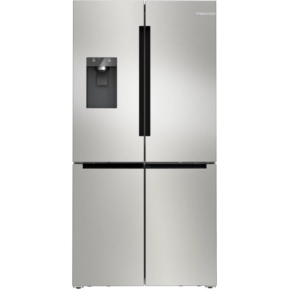 bosch-kfd96apea-series-6-plumbed-frost-free-american-fridge-freezer-stainless-steel-e-rated-1180618539 Bosch KFD96APEA Series 6 Plumbed Frost Free American Fridge Freezer Stainless Steel - E Rated - Image 1