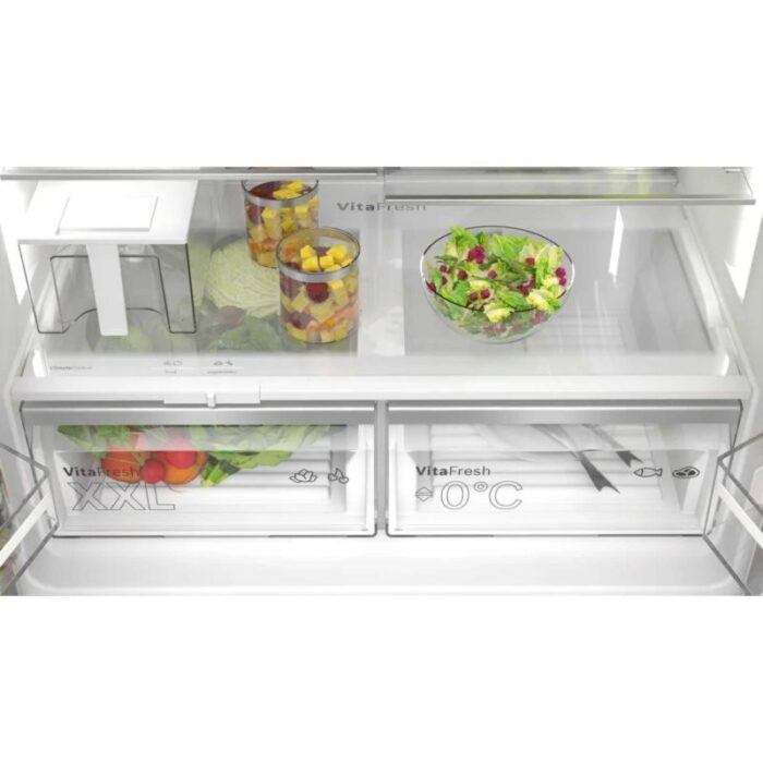 Bosch KFI96APEAG Series 6 Wifi Connected Non-Plumbed Frost Free American Fridge Freezer Stainless Steel - E Rated - Image 4