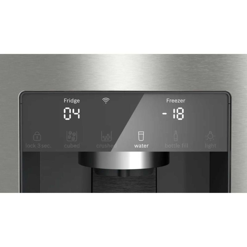 bosch-kfi96apeag-series-6-wifi-connected-non-plumbed-frost-free-american-fridge-freezer-stainless-steel-e-rated-1177503412 Bosch KFI96APEAG Series 6 Wifi Connected Non-Plumbed Frost Free American Fridge Freezer Stainless Steel - E Rated - Image 6