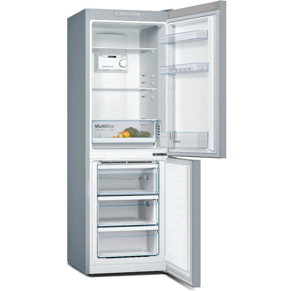 bosch-kgn33nlebg-series-2-freestanding-no-frost-fridge-freezer-stainless-steel-1126526357 Bosch KGN33NLEBG Series 2 Freestanding No Frost Fridge Freezer Stainless Steel - Image 2