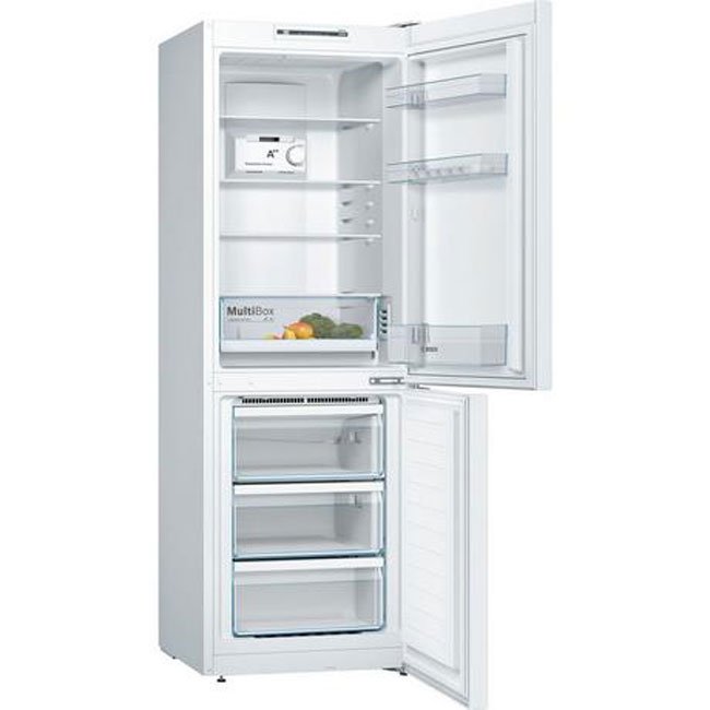 bosch-kgn33nweag-60cm-frost-free-fridge-freezer-white-white-1082392230 Bosch KGN33NWEAG 60cm Frost Free Fridge Freezer White - Image 2