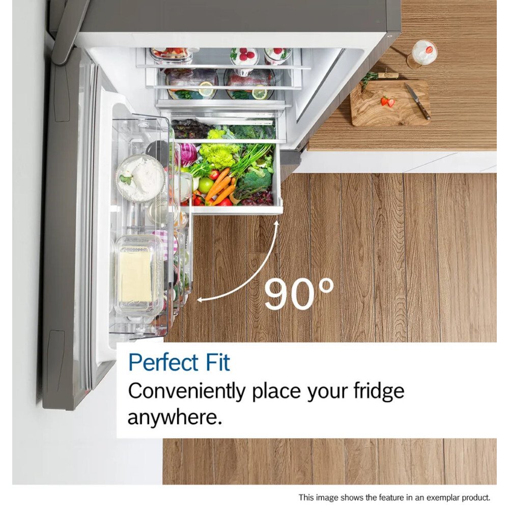 bosch-kgn33nwebg-series-2-freestanding-no-frost-fridge-freezer-white-e-rated-1177503444 Bosch KGN33NWEBG Series 2 Freestanding No Frost Fridge Freezer White - E Rated - Image 7