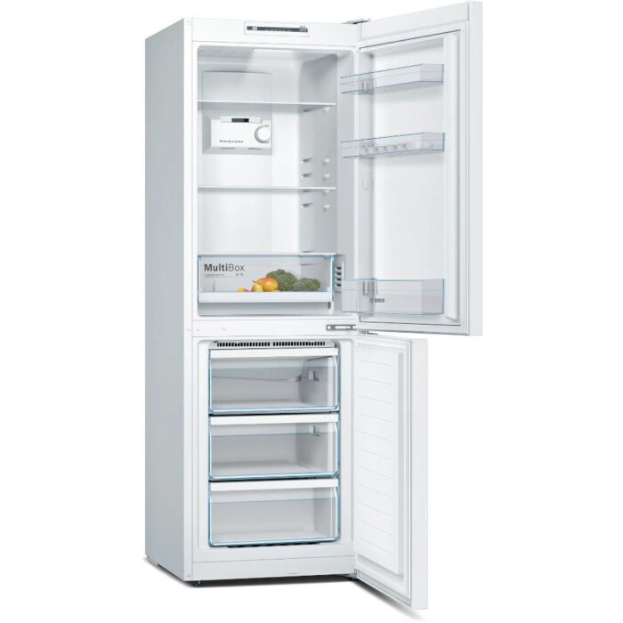 Bosch KGN33NWEBG Series 2 Freestanding No Frost Fridge Freezer White - E Rated - Image 2