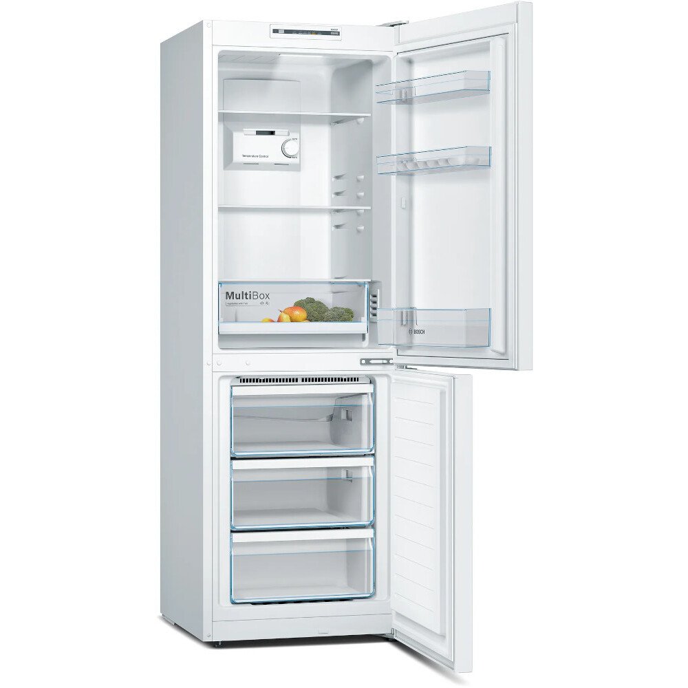 bosch-kgn33nwebg-series-2-freestanding-no-frost-fridge-freezer-white-e-rated-1177503446 Bosch KGN33NWEBG Series 2 Freestanding No Frost Fridge Freezer White - E Rated - Image 2