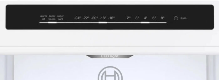 Bosch KGN362WDFG Series 4 Freestanding 60cm Frost Free Fridge Freezer White - Image 4