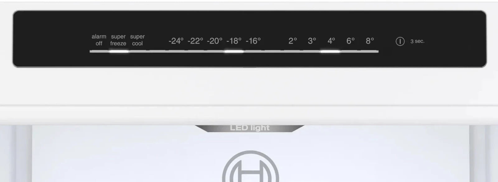 bosch-kgn362wdfg-series-4-freestanding-60cm-frost-free-fridge-freezer-white-1082392259 Bosch KGN362WDFG Series 4 Freestanding 60cm Frost Free Fridge Freezer White - Image 4