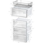 Bosch KGN362WDFG Series 4 Freestanding 60cm Frost Free Fridge Freezer White - Image 5