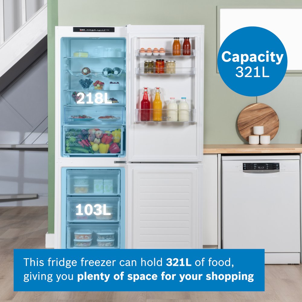 bosch-kgn362wdfg-series-4-freestanding-60cm-frost-free-fridge-freezer-white-1125662822 Bosch KGN362WDFG Series 4 Freestanding 60cm Frost Free Fridge Freezer White - Image 9