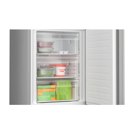 bosch-kgn392laf-series-4-60cm-no-frost-fridge-freezer-stainless-steel-1082392286 Bosch KGN392LAF Series 4  60cm No Frost Fridge Freezer Stainless Steel - Image 7