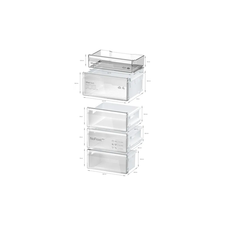 bosch-kgn392laf-series-4-60cm-no-frost-fridge-freezer-stainless-steel-1082392292 Bosch KGN392LAF Series 4  60cm No Frost Fridge Freezer Stainless Steel - Image 9