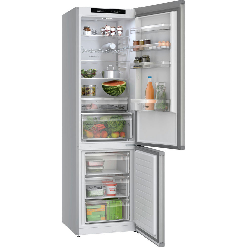 bosch-kgn392lafg-series-4-freestanding-fridge-freezer-60cm-no-frost-stainless-steel-1088046348 Bosch KGN392LAFG Series 4 Freestanding Fridge Freezer 60cm No Frost Stainless Steel - Image 2