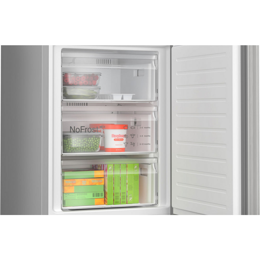 bosch-kgn392lafg-series-4-freestanding-fridge-freezer-60cm-no-frost-stainless-steel-1088046356 Bosch KGN392LAFG Series 4 Freestanding Fridge Freezer 60cm No Frost Stainless Steel - Image 9