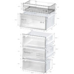 Bosch KGN392LAFG Series 4 Freestanding Fridge Freezer 60cm No Frost Stainless Steel - Image 10
