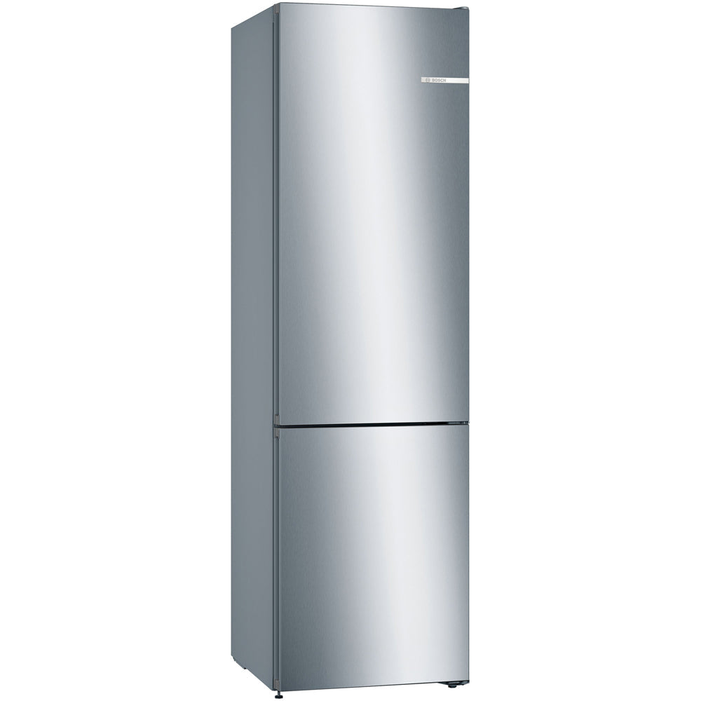bosch-kgn392lebg-60cm-series-4-total-no-frost-fridge-freezer-stainless-steel-1161078495 Bosch KGN392LEBG 60cm Series 4 Total No Frost Fridge Freezer Stainless Steel - Image 1