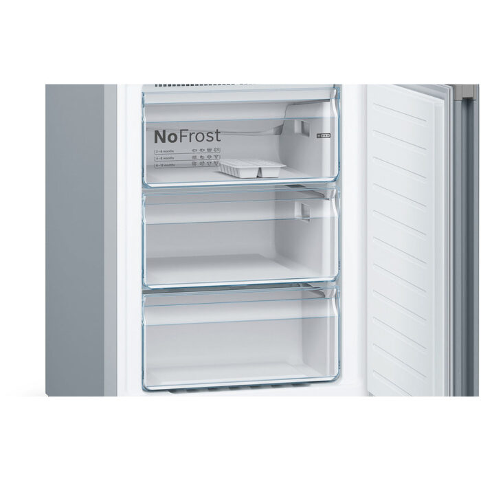 Bosch KGN392LEBG 60cm Series 4 Total No Frost Fridge Freezer Stainless Steel - Image 5
