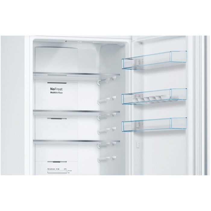 Bosch KGN392WEBG 60cm Series 4 Total No Frost Freestanding Fridge Freezer White - Image 4