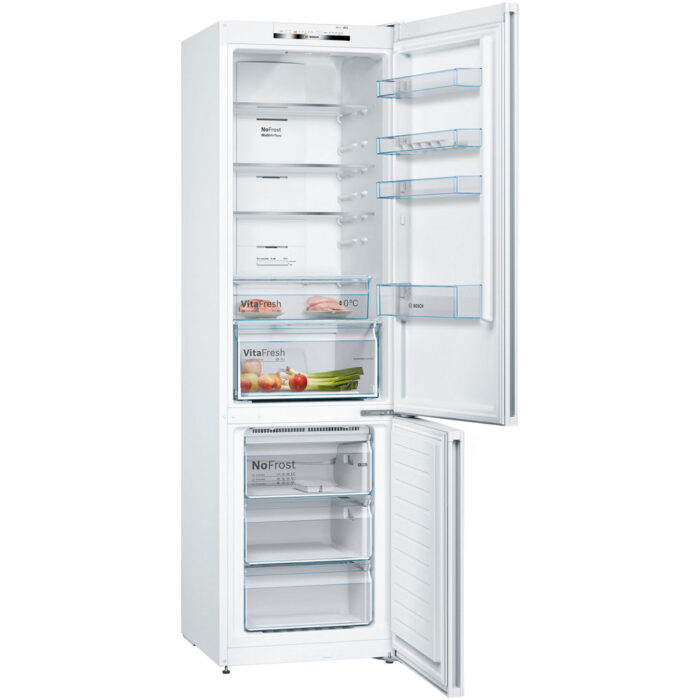 Bosch KGN392WEBG 60cm Series 4 Total No Frost Freestanding Fridge Freezer White - Image 2