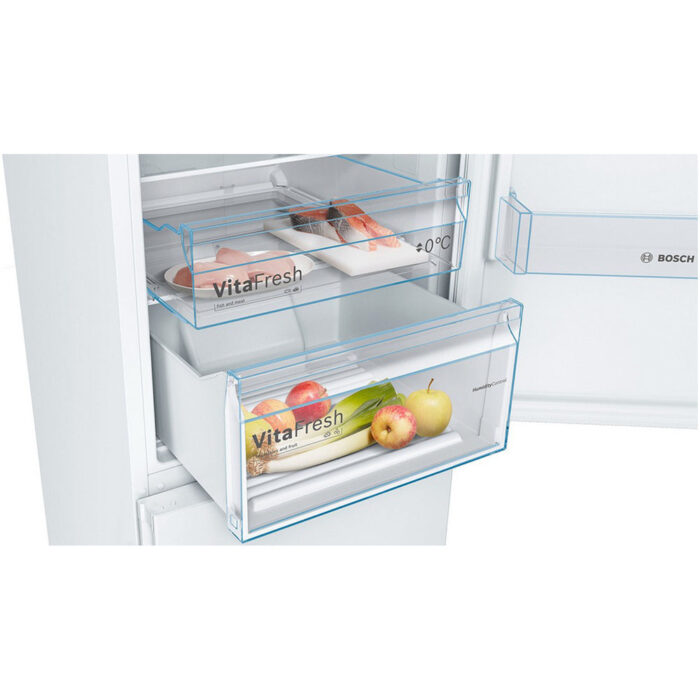 Bosch KGN392WEBG 60cm Series 4 Total No Frost Freestanding Fridge Freezer White - Image 3
