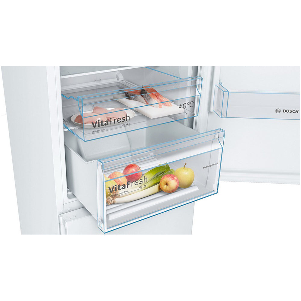 bosch-kgn392webg-60cm-series-4-total-no-frost-freestanding-fridge-freezer-white-1161234184 Bosch KGN392WEBG 60cm Series 4 Total No Frost Freestanding Fridge Freezer White - Image 3