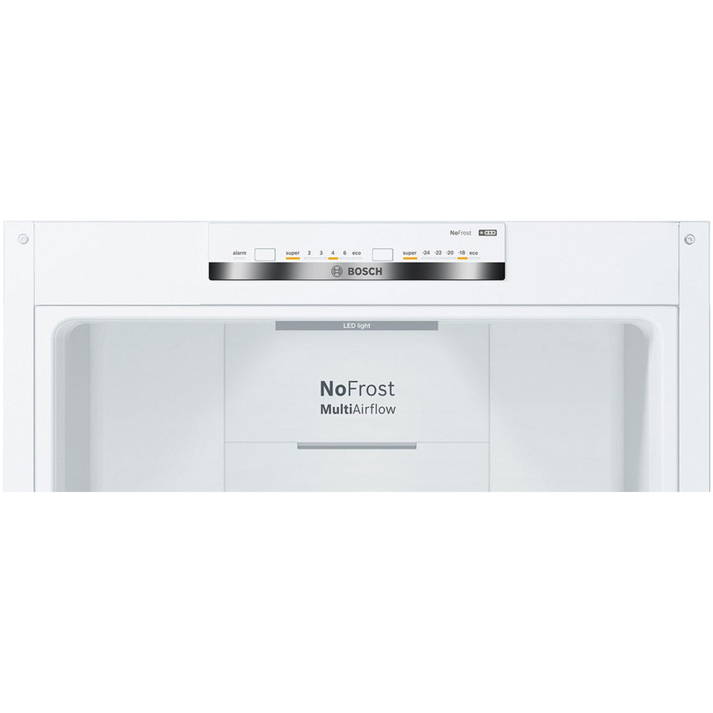 bosch-kgn392webg-60cm-series-4-total-no-frost-freestanding-fridge-freezer-white-1161234185 Bosch KGN392WEBG 60cm Series 4 Total No Frost Freestanding Fridge Freezer White - Image 5