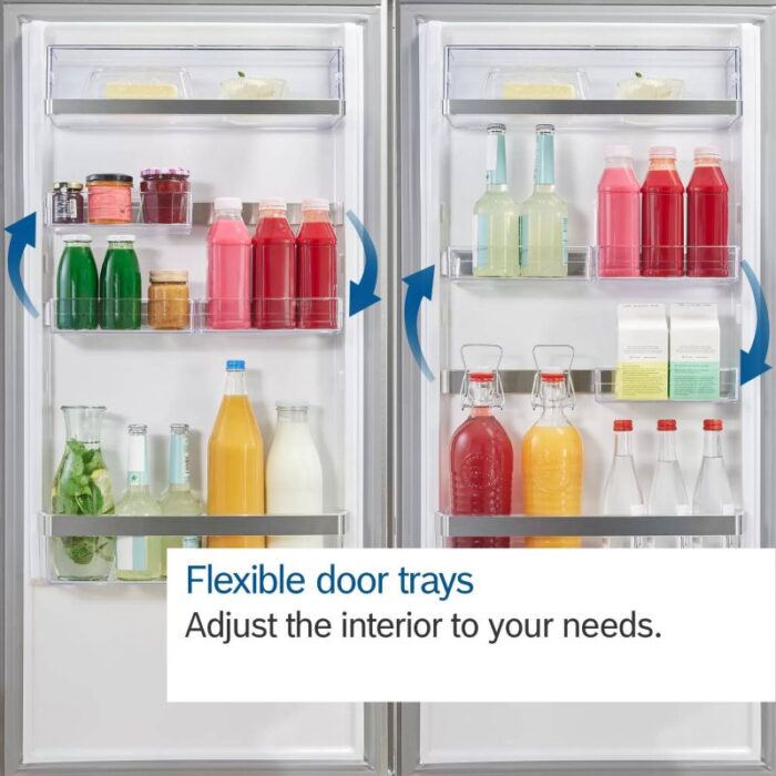 Bosch KGN39AWCTG Series 6 Freestanding Frost Free Fridge Freezer White - C Rated - Image 6
