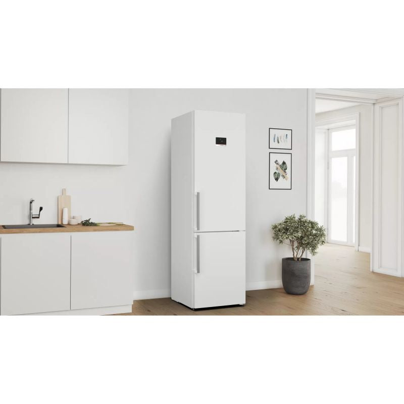 bosch-kgn39awctg-series-6-freestanding-frost-free-fridge-freezer-white-c-rated-white-1177503425 Bosch KGN39AWCTG Series 6 Freestanding Frost Free Fridge Freezer White - C Rated - Image 2