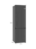 Bosch KGN39OCAFG Series 4 Freestanding Frost Free 70-30 Fridge Freezer Anthracite Steel - A Rated - Image 9