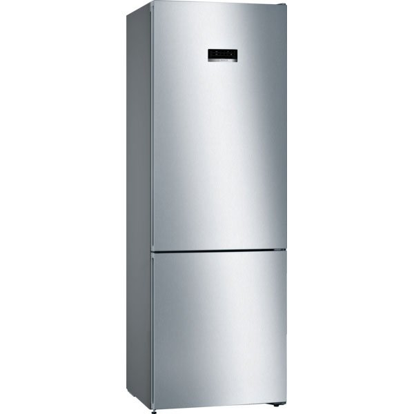bosch-kgn49xlea-serie-4-free-standing-fridge-freezer-with-freezer-at-bottom-203-x-70-cm-inox-look-1082392332 Bosch KGN49XLEA Serie 4 Free-standing fridge-freezer with freezer at bottom 203 x 70 cm Inox-look - Image 1
