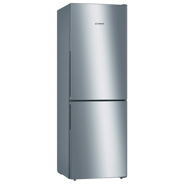 bosch-kgv33vleag-serie-4-free-standing-fridge-freezer-with-freezer-at-bottom-176-x-60-cm-inox-look-1082392341 Bosch KGV33VLEAG Serie 4 Free-standing fridge-freezer with freezer at bottom 176 x 60 cm Inox-look - Image 1