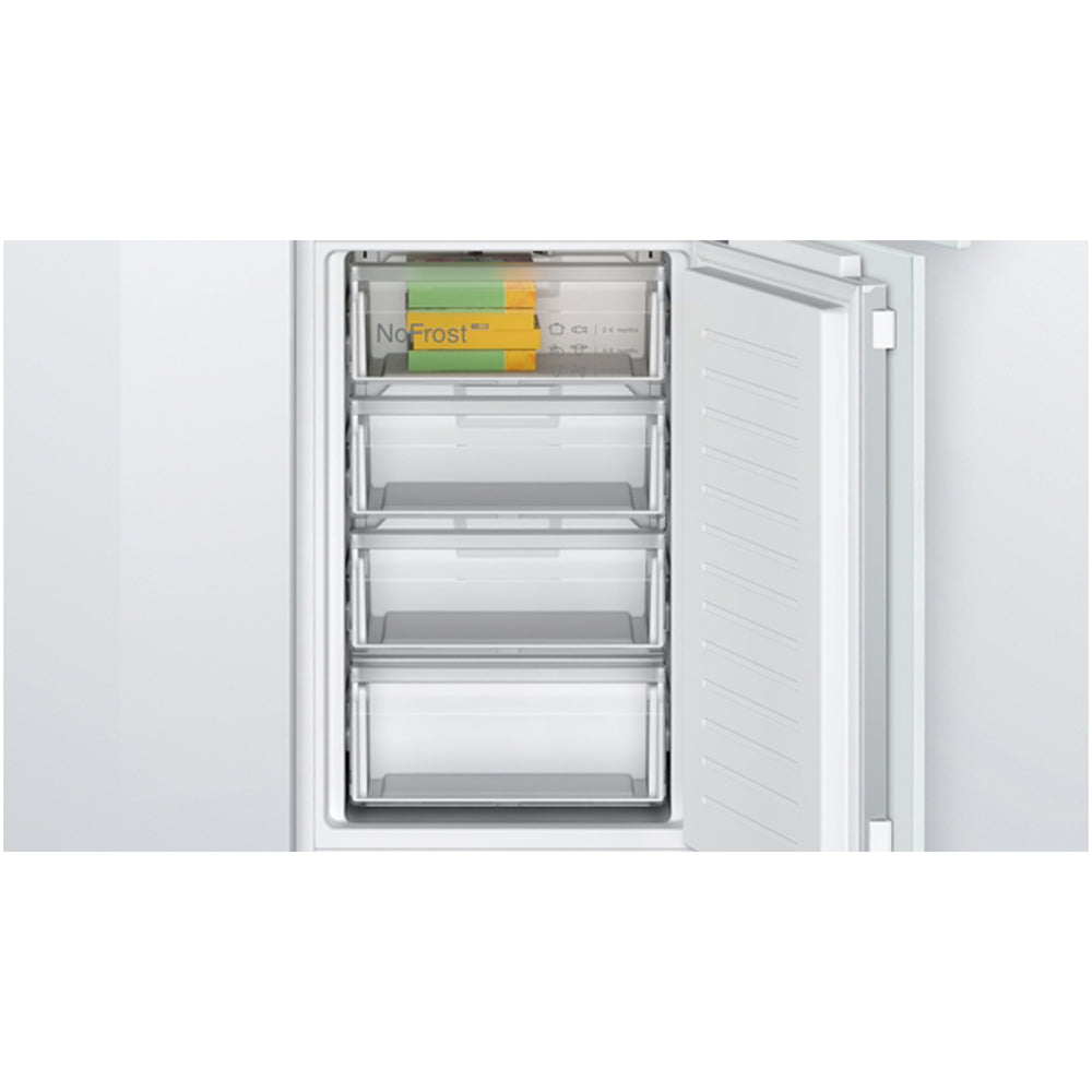 bosch-kin85nfe0g-series-2-fully-integrated-50-50-fridge-freezer-frost-free-e-rated-1177469147 Bosch KIN85NFE0G Series 2 Fully Integrated 50/50 Fridge Freezer Frost Free - E Rated - Image 4