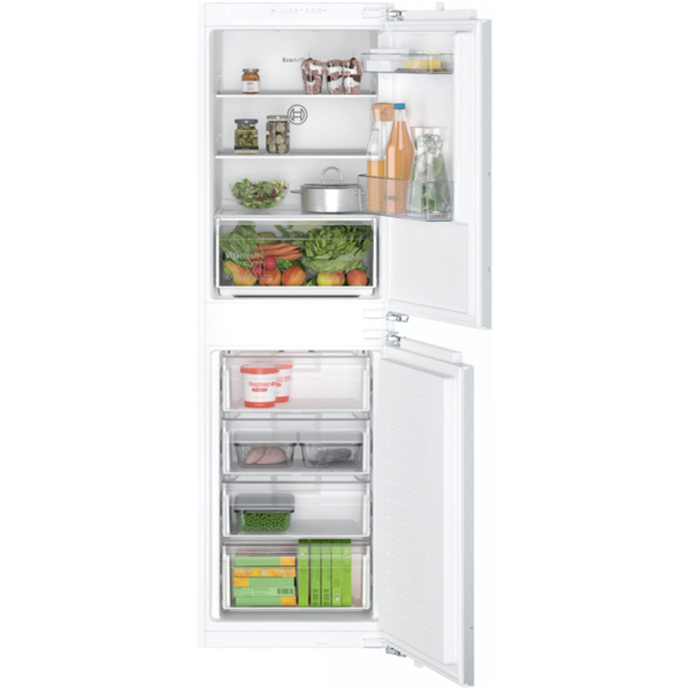 bosch-kin85nfe0g-series-2-fully-integrated-50-50-fridge-freezer-frost-free-e-rated-1177469150 Bosch KIN85NFE0G Series 2 Fully Integrated 50/50 Fridge Freezer Frost Free - E Rated - Image 1