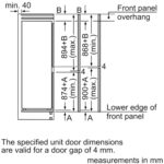 Bosch KIN85NFE0G Series 2 Fully Integrated 50/50 Fridge Freezer Frost Free - E Rated - Image 8