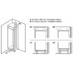 Bosch KIN85NSE0G Series 2 Frost Free Integrated Fridge Freezer White - Image 11