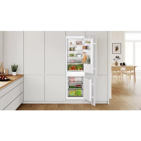 bosch-kin86nse0g-series-2-built-in-frost-free-fridge-freezer-white-1082392383 Bosch KIN86NSE0G Series 2 Built-In Frost Free Fridge Freezer White - Image 2