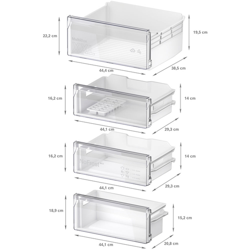 bosch-kin96nse0g-series-2-fully-integrated-60-40-fridge-freezer-frost-free-e-rated-1177559046 Bosch KIN96NSE0G Series 2 Fully Integrated 60-40 Fridge Freezer Frost Free - E Rated - Image 6