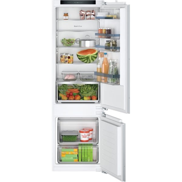 bosch-kiv87vfe0g-serie-4-built-in-fridge-freezer-with-freezer-at-bottom-177-2-x-54-1-cm-flat-hinge-1082392417 Bosch KIV87VFE0G Serie 4 Built-in fridge-freezer with freezer at bottom 177.2 x 54.1 cm flat hinge - Image 1