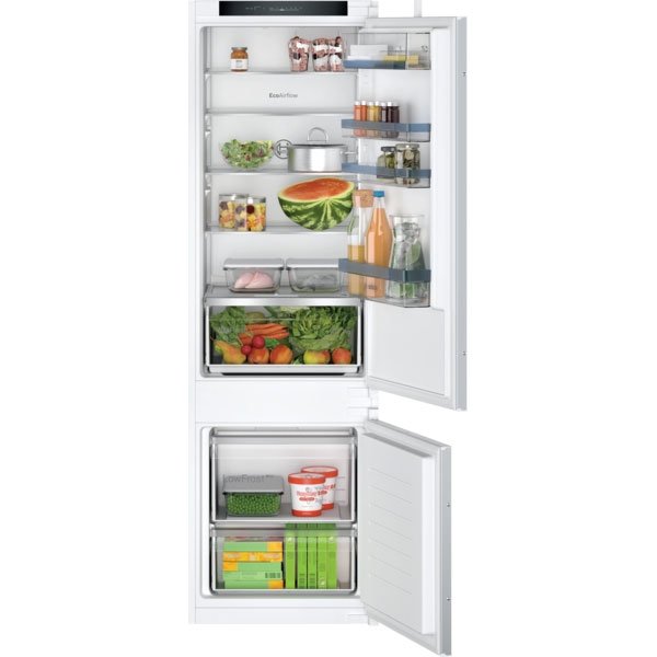 bosch-kiv87vse0g-serie-4-built-in-fridge-freezer-with-freezer-at-bottom-177-2-x-54-1-cm-sliding-hinge-1082392418 Bosch KIV87VSE0G Serie 4 Built-in fridge-freezer with freezer at bottom 177.2 x 54.1 cm sliding hinge - Image 1