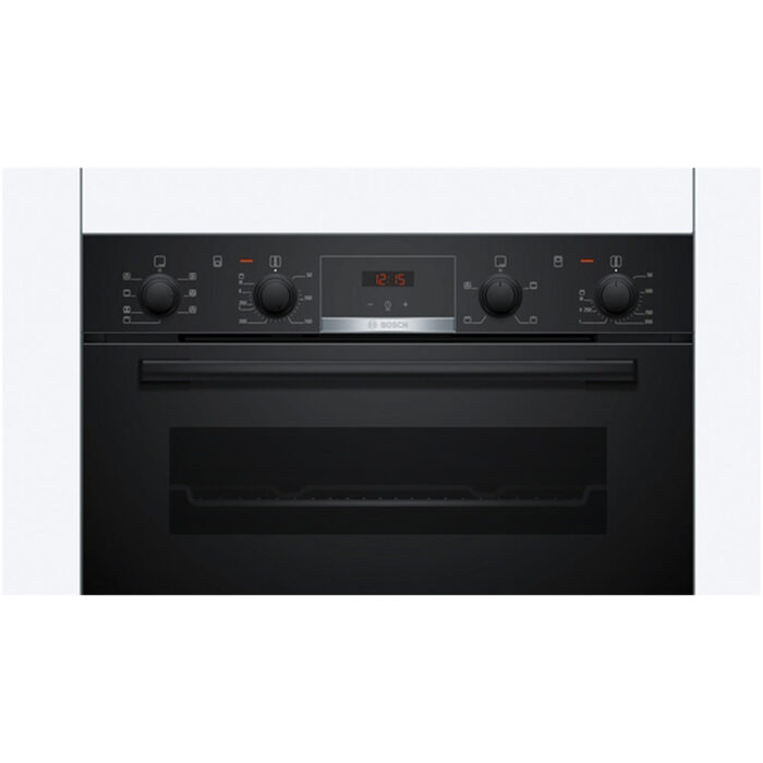 Bosch MBA533BB3B Series 4 Built-In Electric Double Oven Black - A+B Rated - Image 2